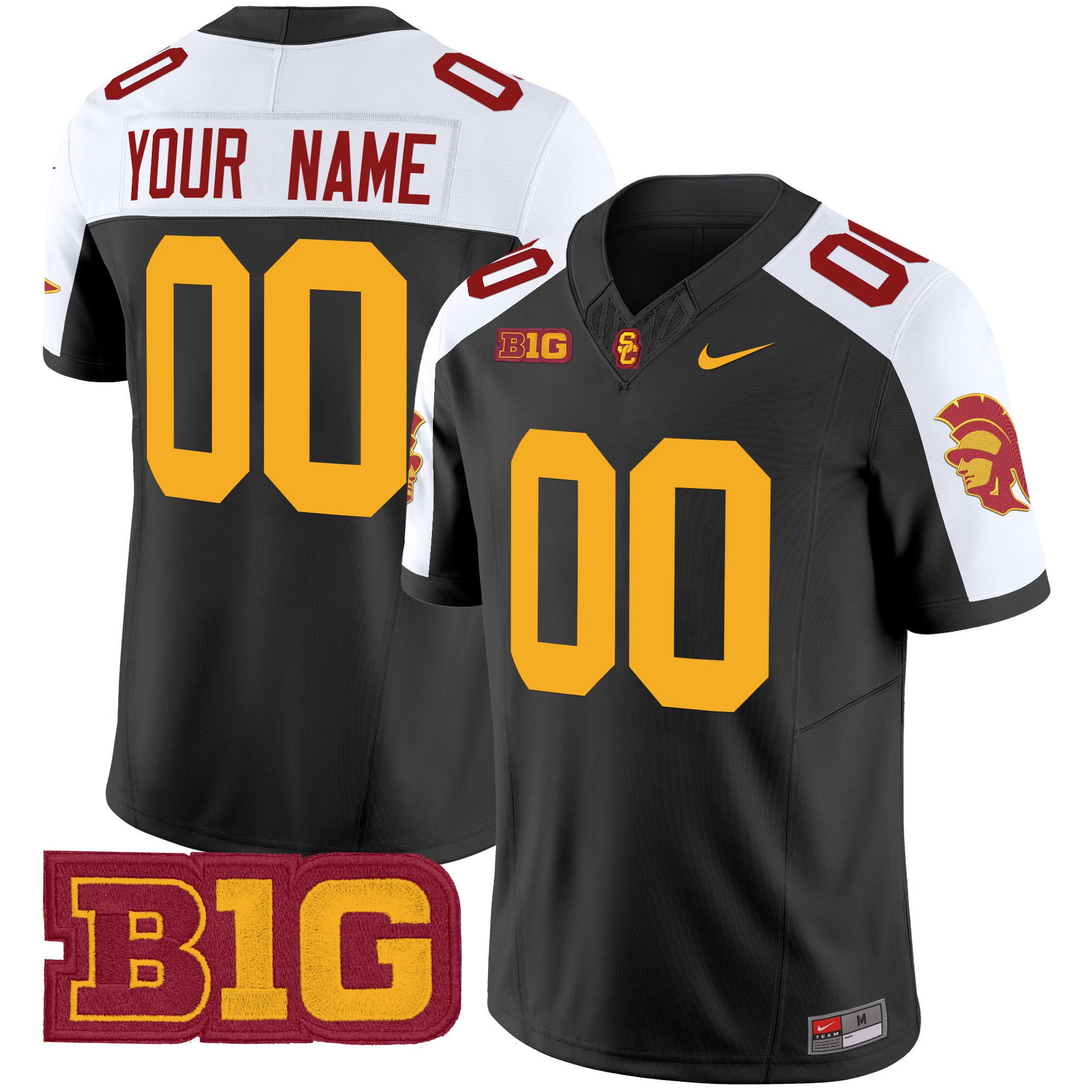 Men USC Trojans Black Nike 2024 Vapor Limited Custom NCAA Jersey